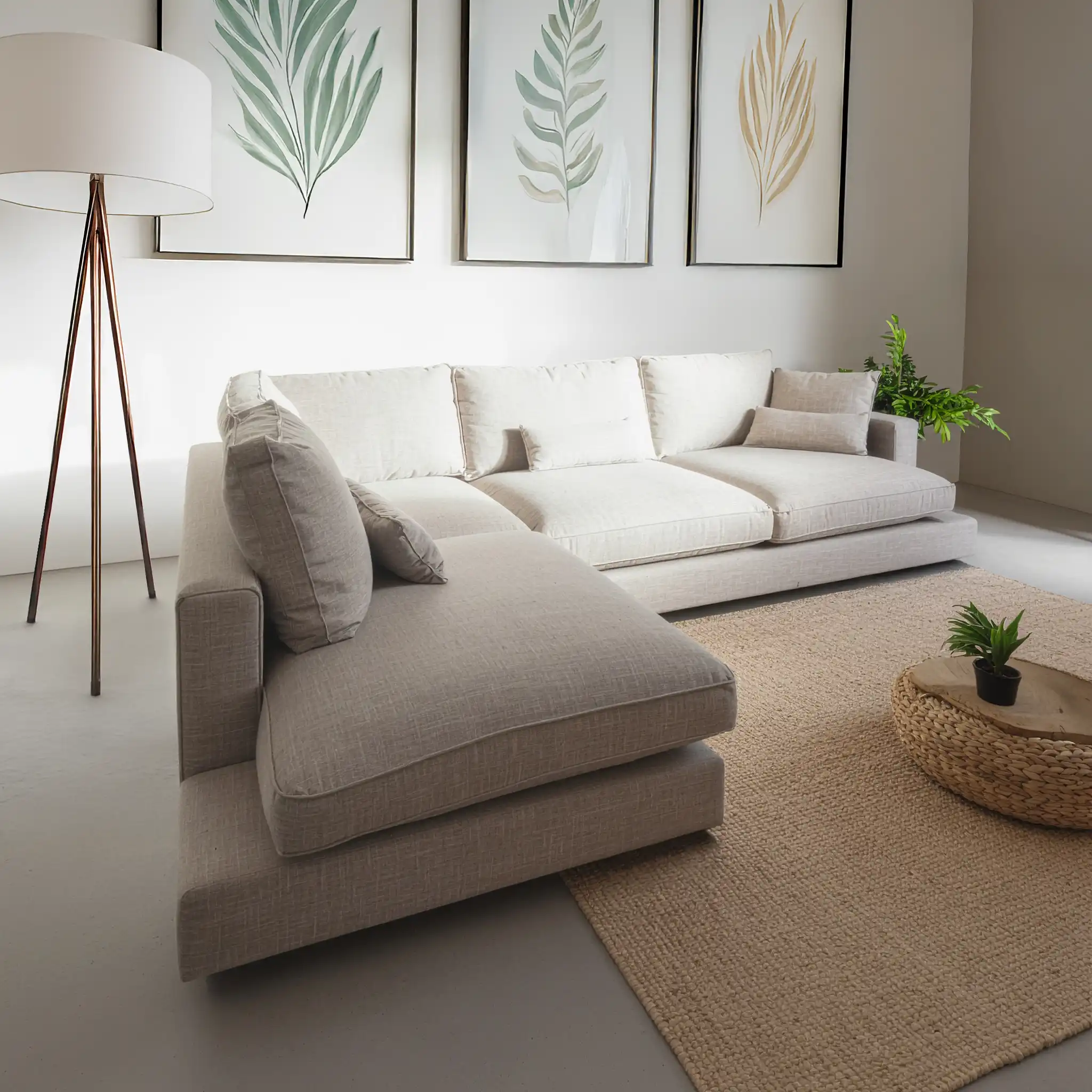 Sofás de gama alta a medida - modelo Magnolia de Ocre Barcelona.