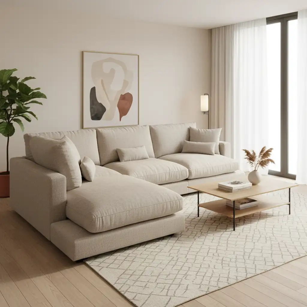 Sofás de gama alta a medida - modelo Magnolia de Ocre Barcelona.