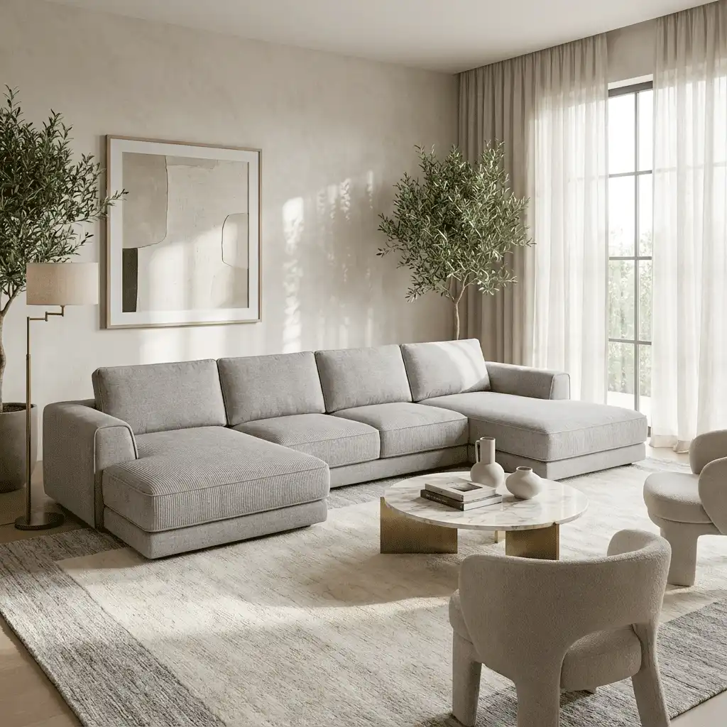 Sofás a medida - modelo Renata de Ocre Barcelona.